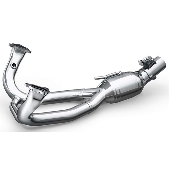 Bild von Abgaskrümmer verchromt