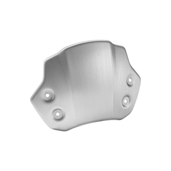 Bild von Aluminium-Windschild handgebürstet, matt