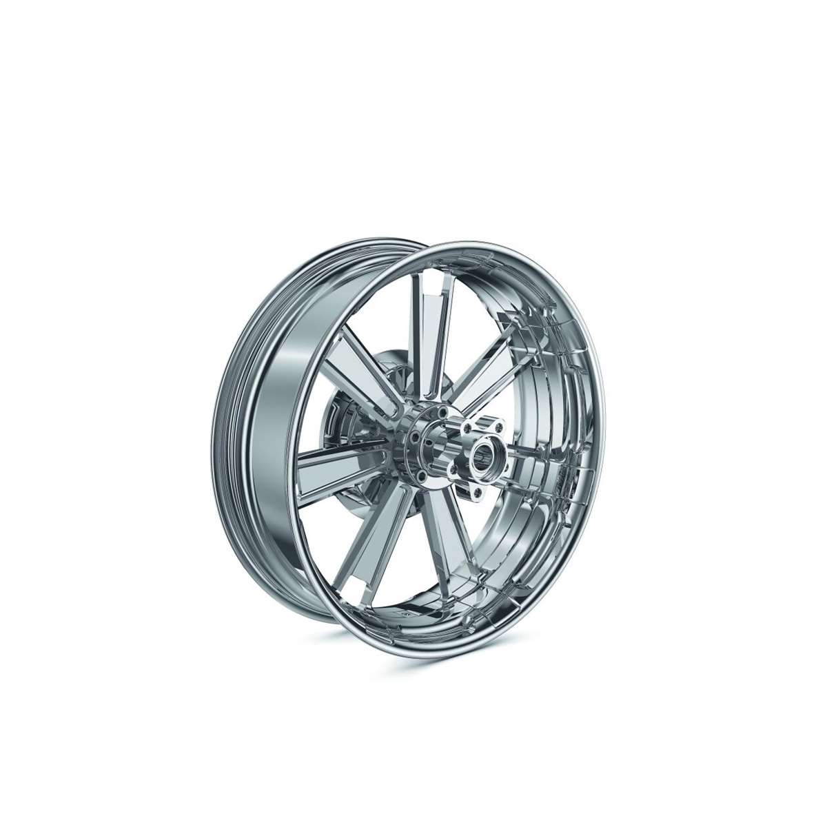 Bild von Hinterrad verchromt, 5.50x18"