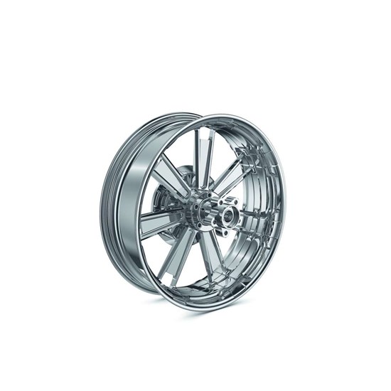 Bild von Hinterrad verchromt, 5.50x18"