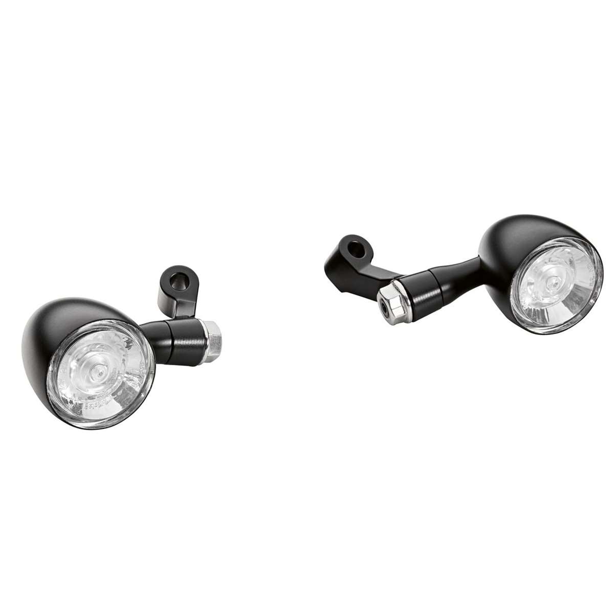 Bild von LED Blinker schwarz, vorn