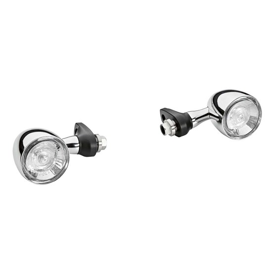 Bild von LED Blinker verchromt, vorn