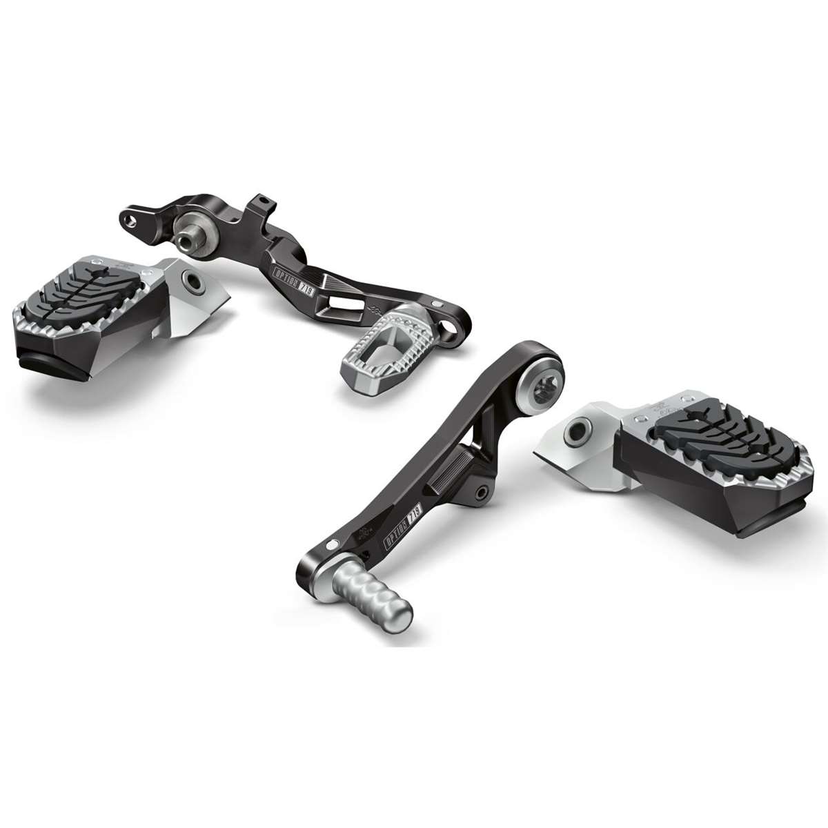 Bild von Option 719 Fahrerfussraste einstellbar Shadow links