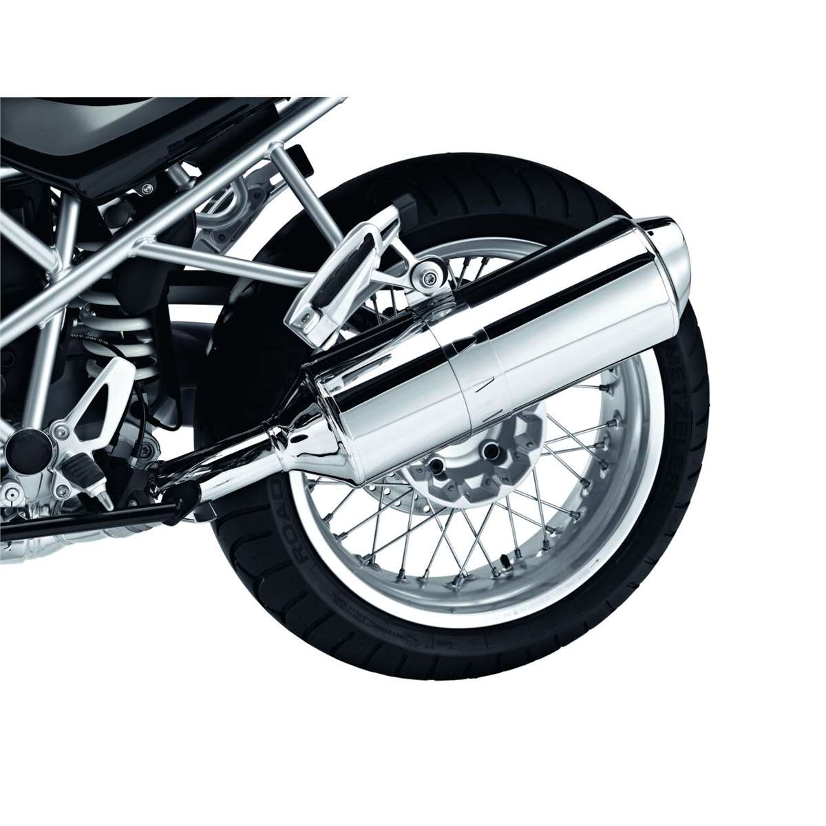 Bild von Speichenrad silber hinten