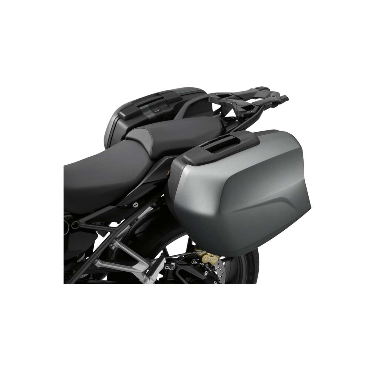 Bild von Tourenkoffer Granitgrau metallic matt rechts