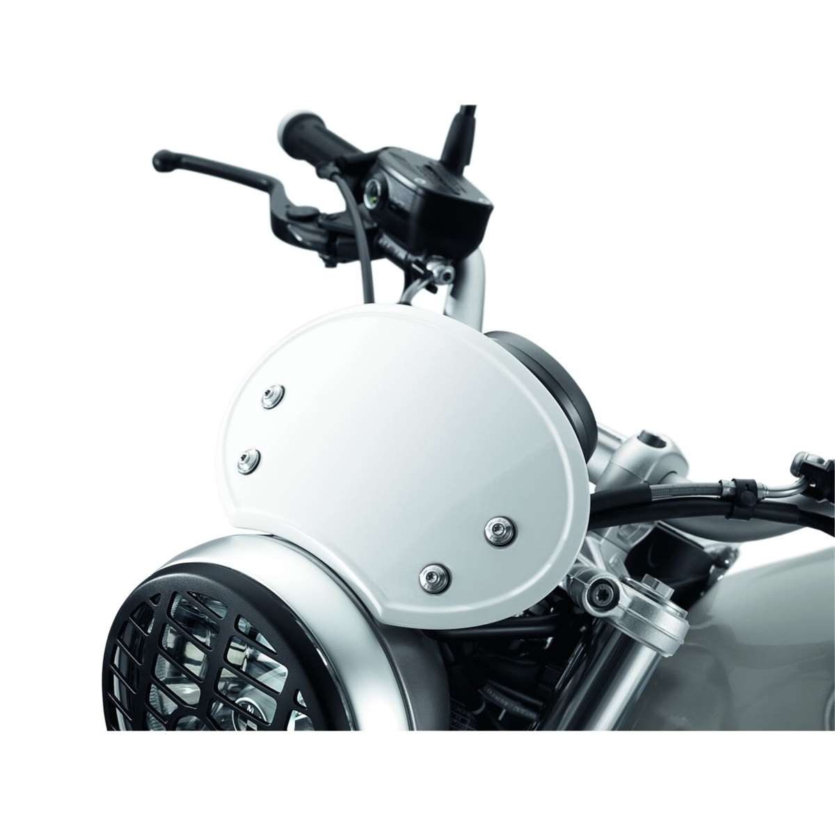 Bild von Windschild Scrambler alpinweiß